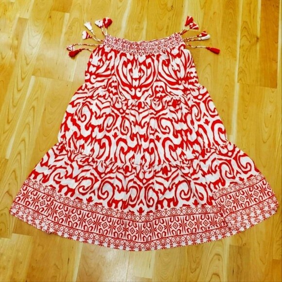 NWT Boho Skirt Calypso St Barth Tropical Long Flowy M - Picture 3 of 12